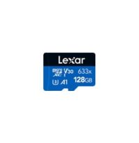 Carte microSD Lexar High-Performance 633x BLUE microSDXC UHS-I 128 Go 100MB/s avec adaptateur (LSDMI128BB633A)